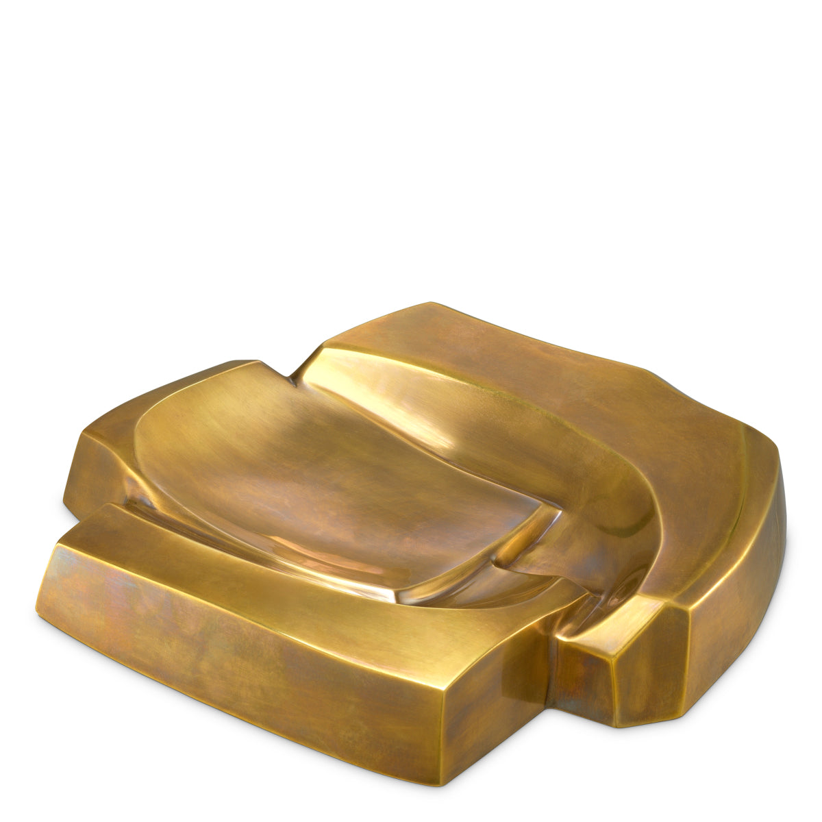 Vintage Brass Bowl Ashcomb | Eichholtz Miami