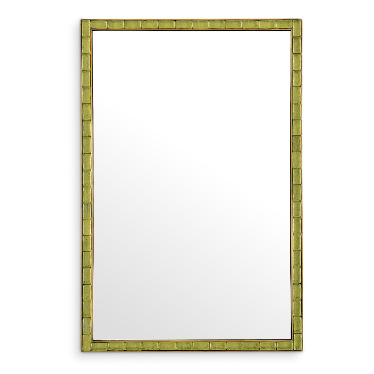 Vintage Brass Mirror Torino | Eichholtz Miami