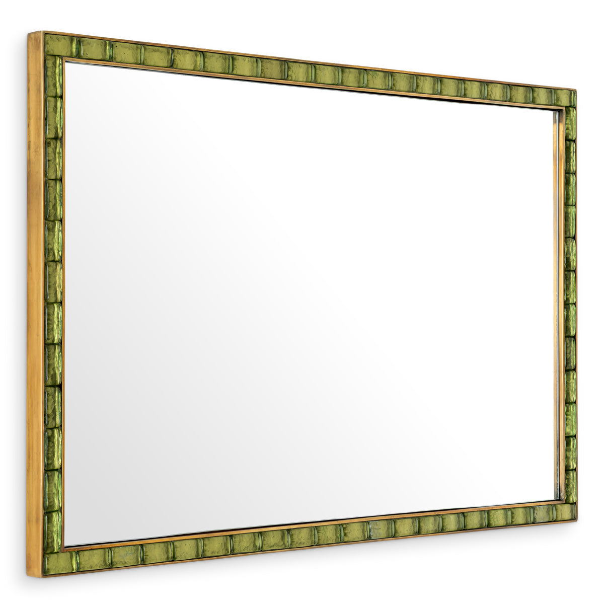 Vintage Brass Mirror Torino | Eichholtz Miami