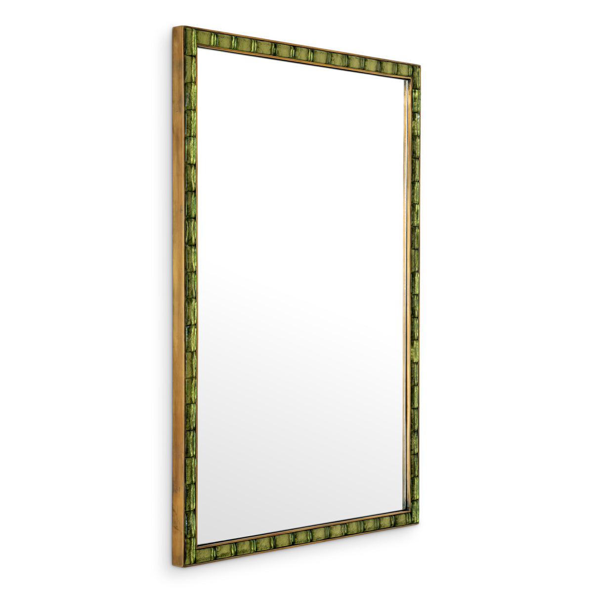 Vintage Brass Mirror Torino | Eichholtz Miami