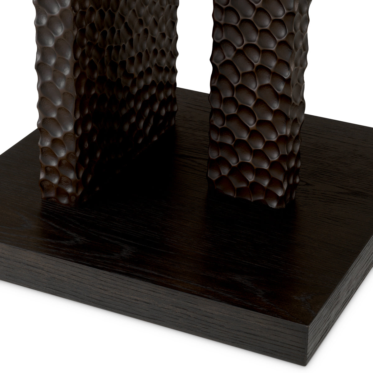 Oak Veneer Side Table Bravon | Eichholtz Miami