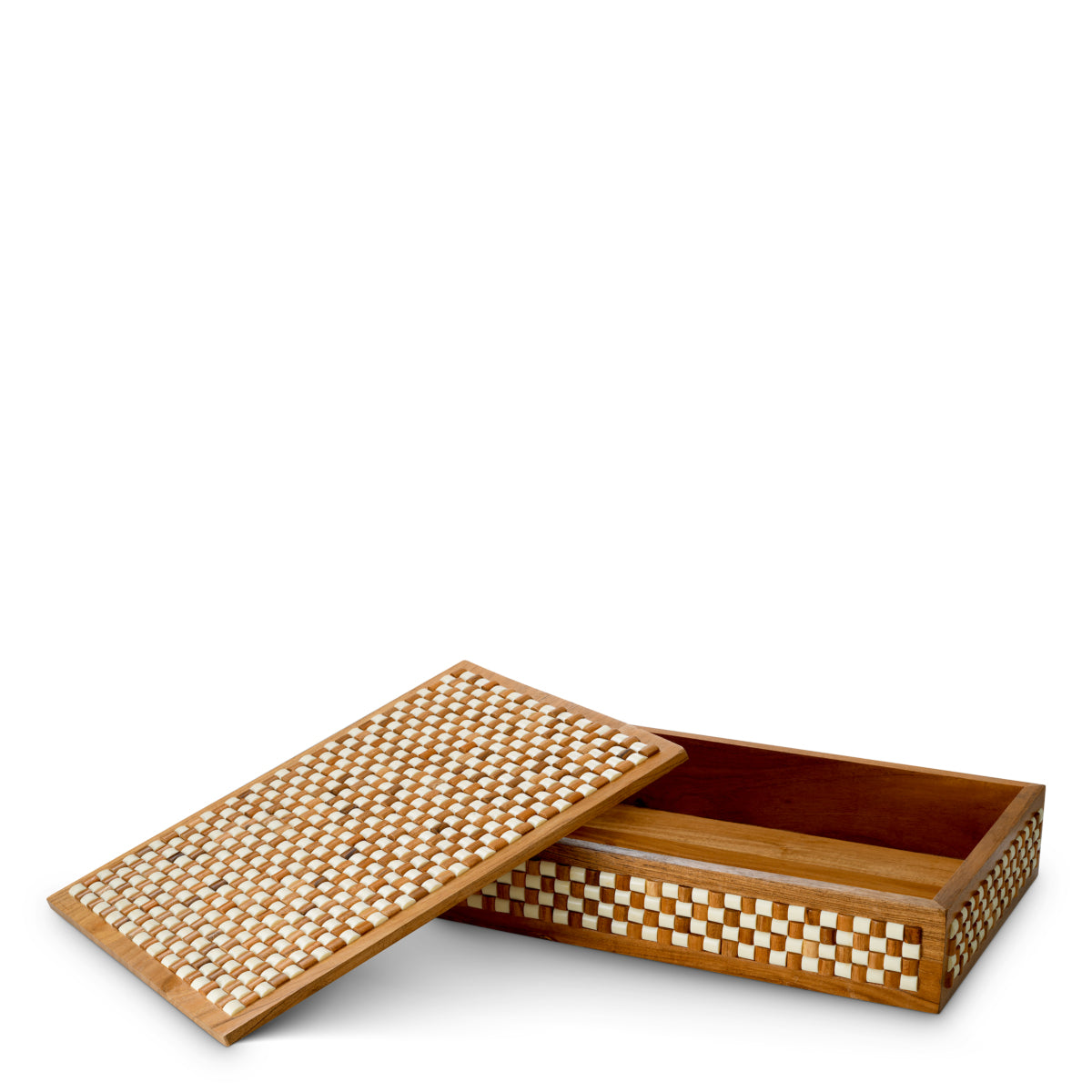 White Brown Wooden Box Cavendish | Eichholtz Miami