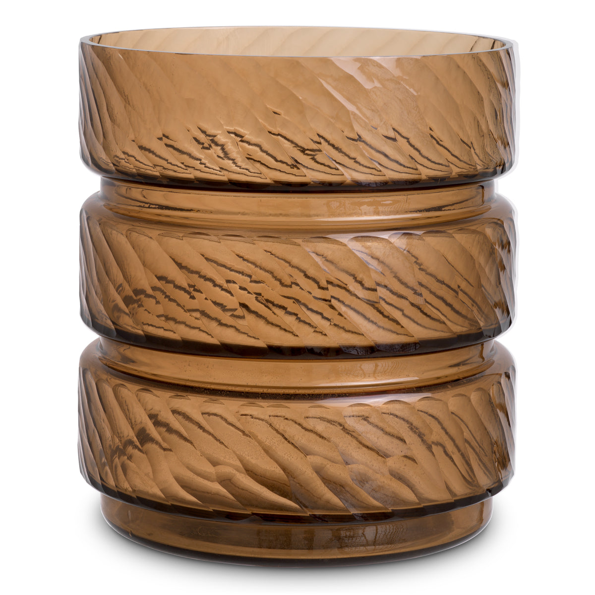 Copper Glass Vase Loxley | Eichholtz Miami