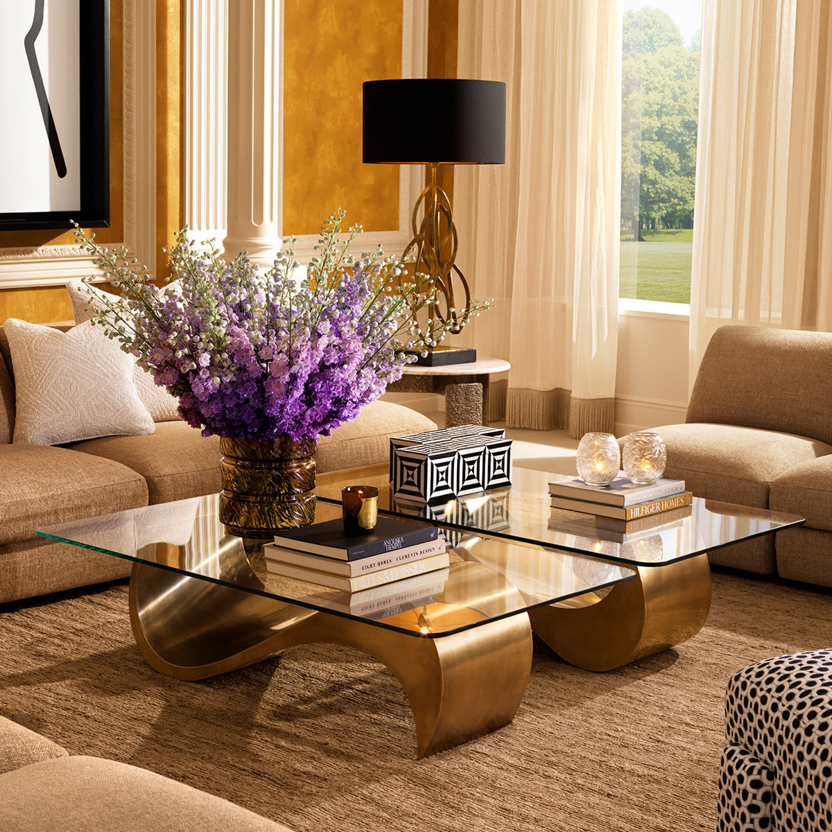 Copper Glass Vase Loxley | Eichholtz Miami