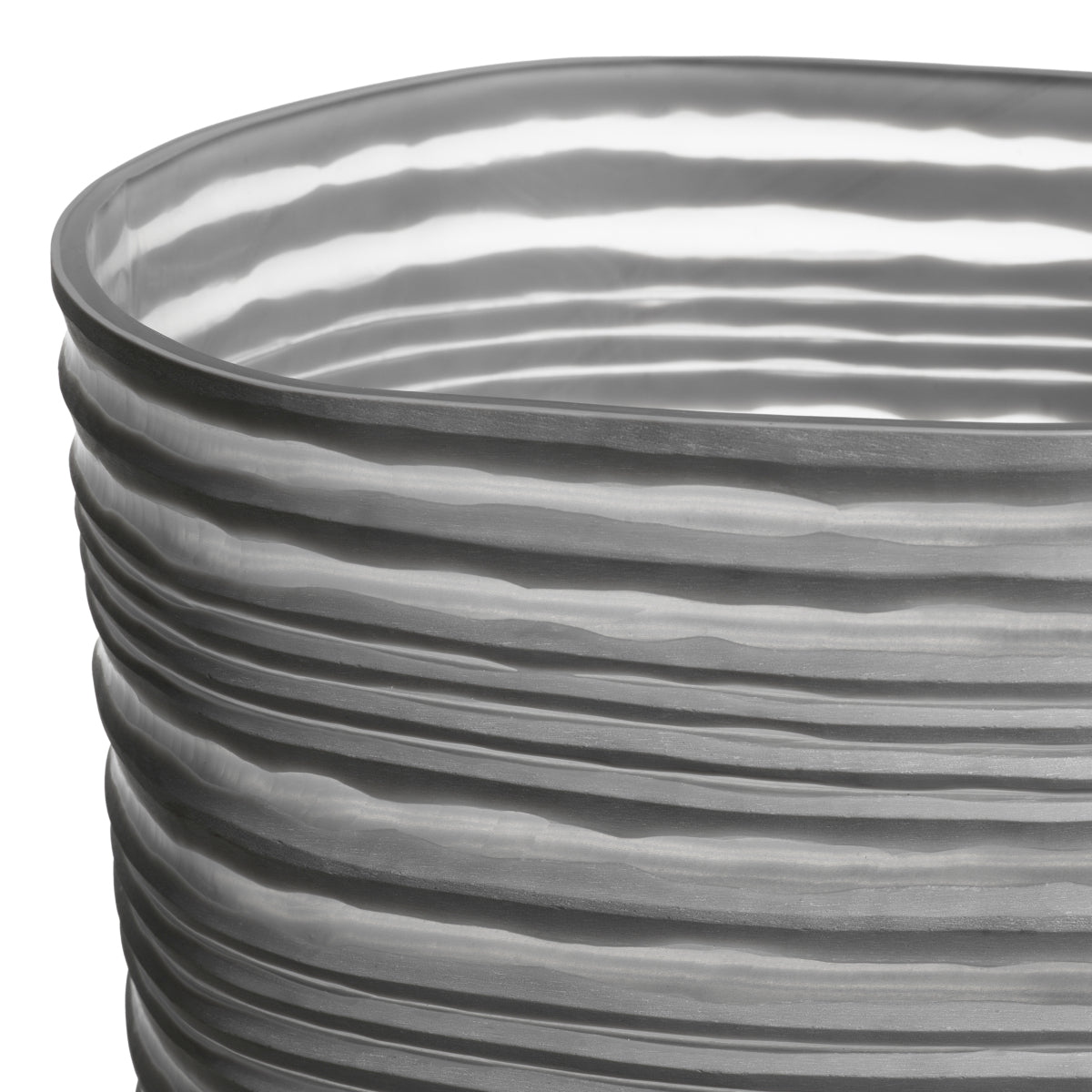 Gray Glass Vase Ashby | Eichholtz Miami