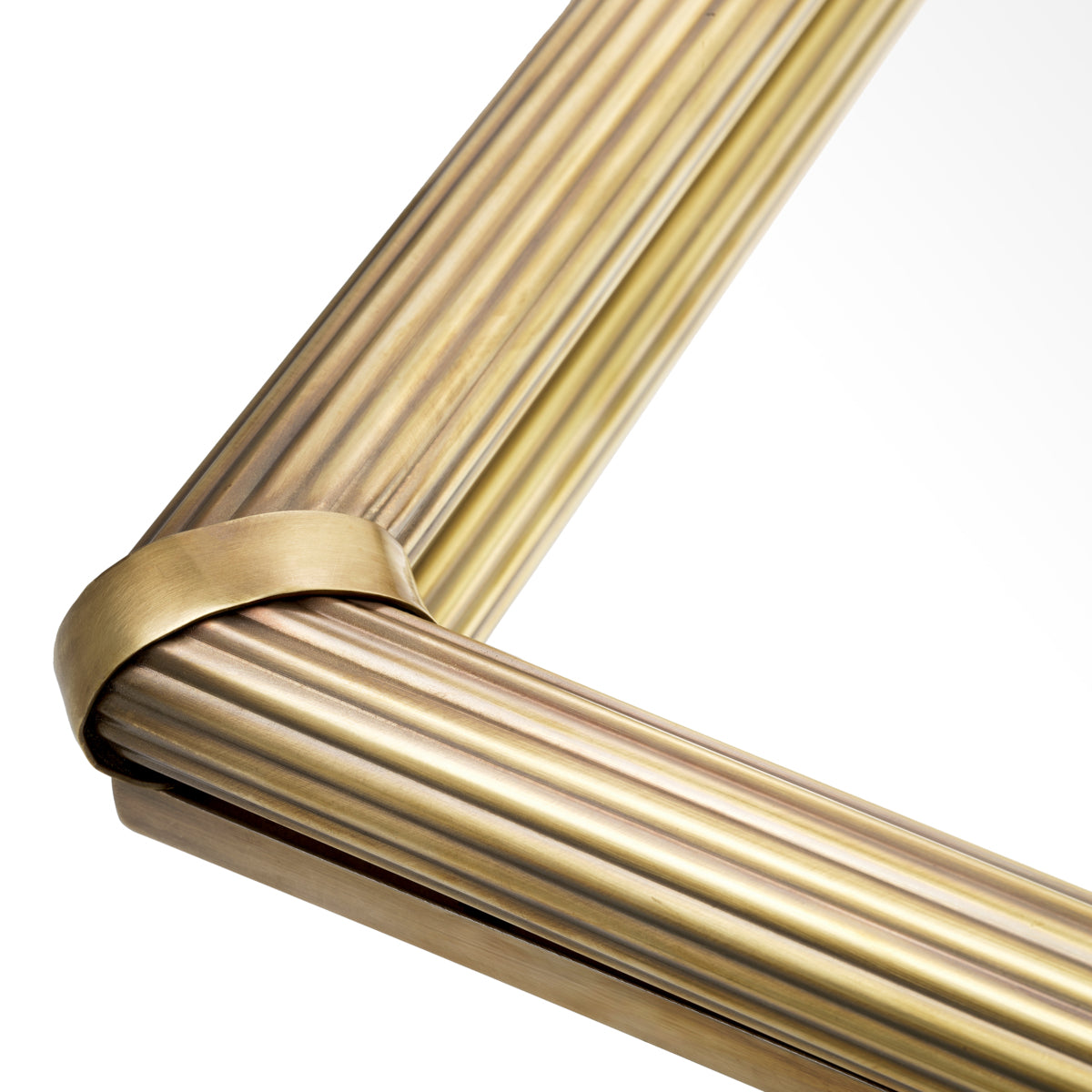 Ribbed Vintage Brass Tray Lenora | Eichholtz Miami