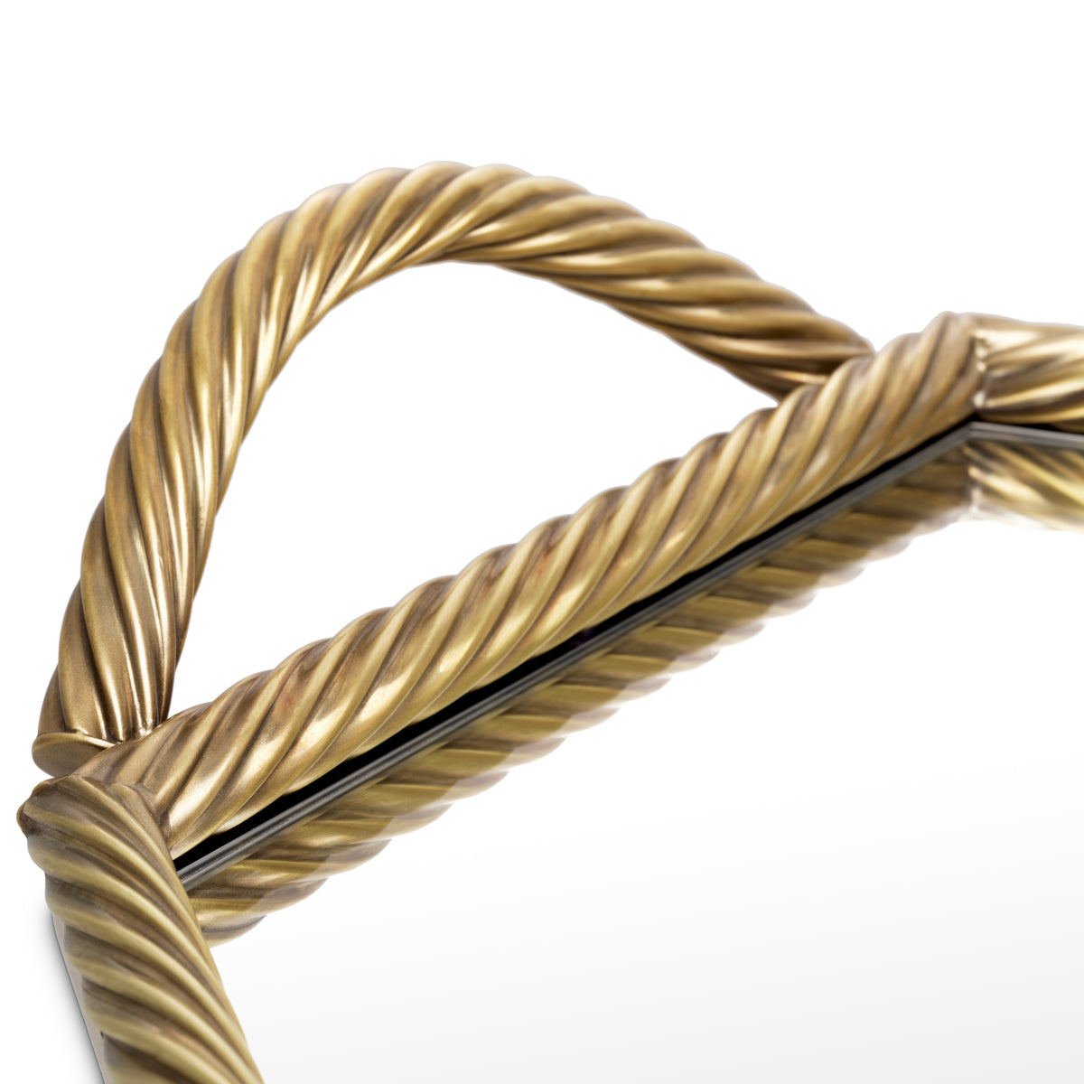 Hexagonal Mirrored Tray Salvi | Eichholtz Miami