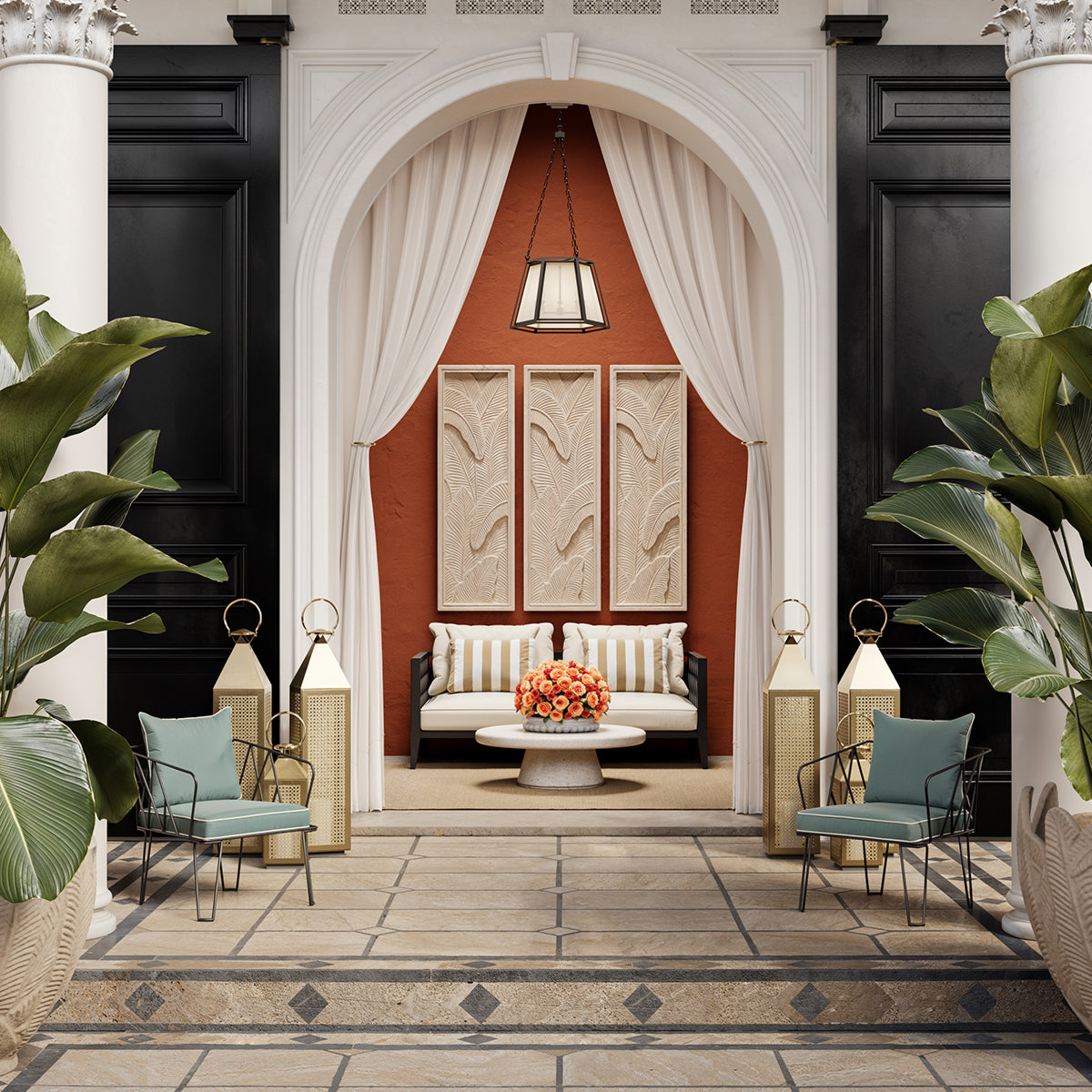 Rectangular Outdoor Cushion Florent | Eichholtz Miami