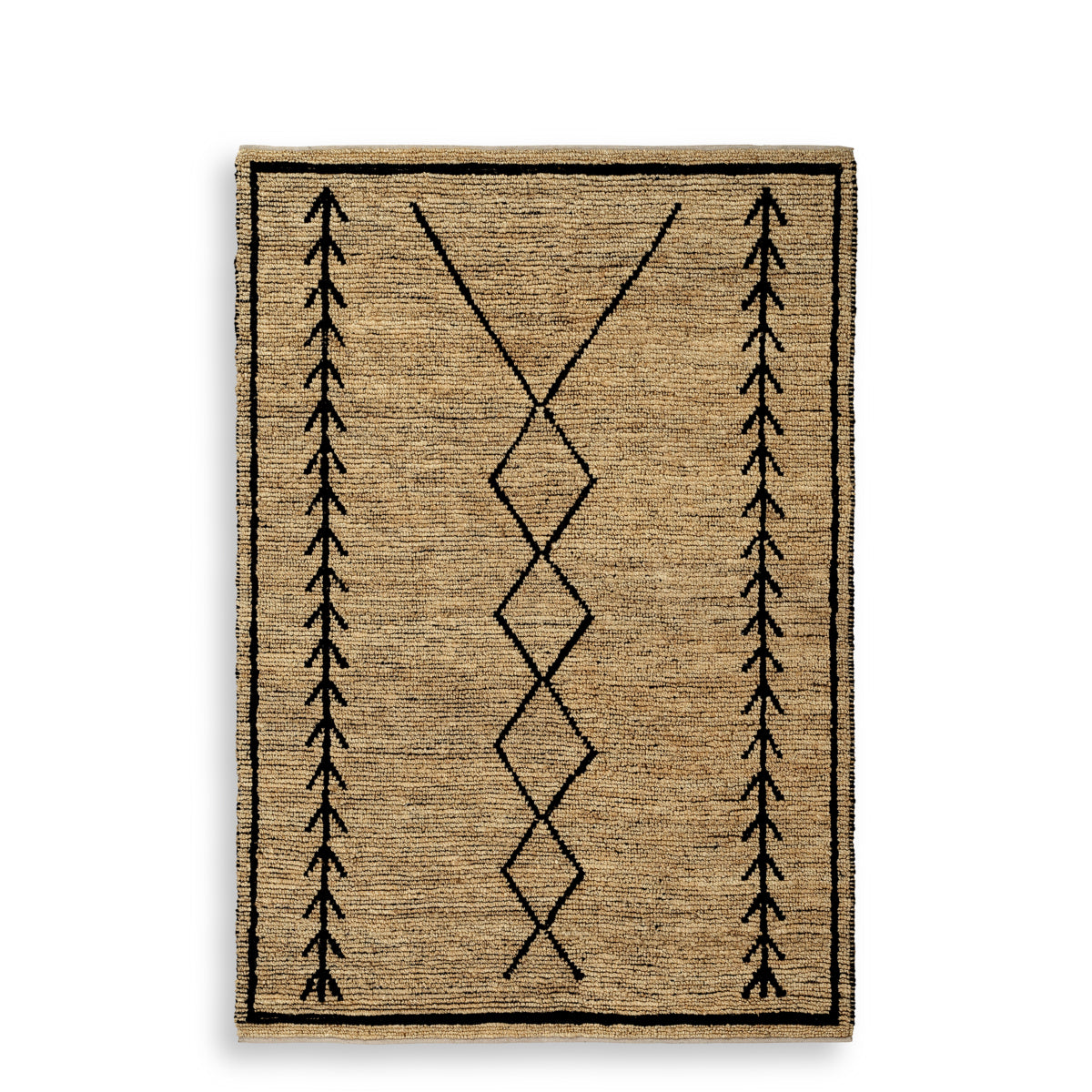 Beige Black Carpet Thornfield | Eichholtz Miami