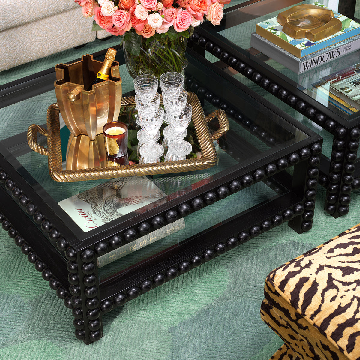 Glass Coffee Table Kenton | Eichholtz Miami