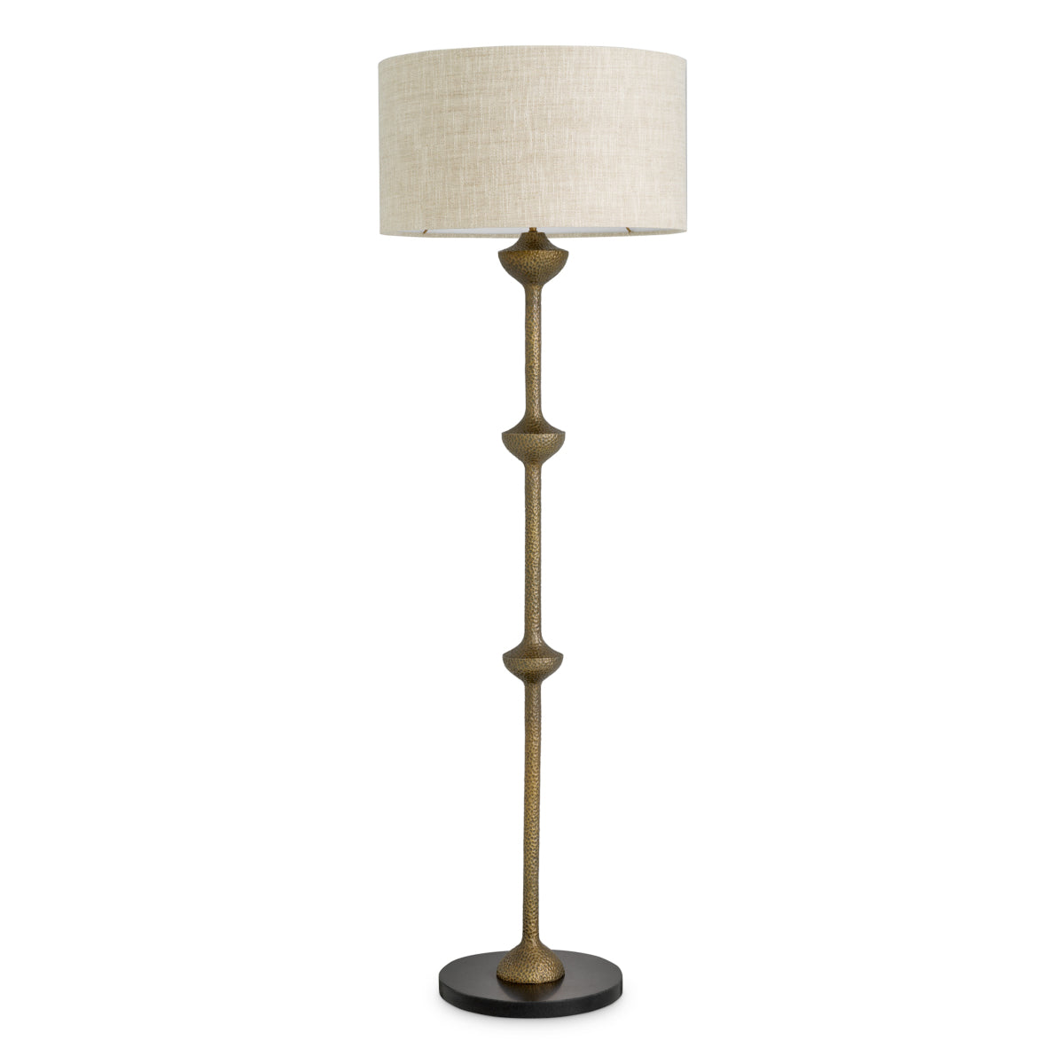 Vintage Brass Floor Lamp Lucente | Eichholtz Miami