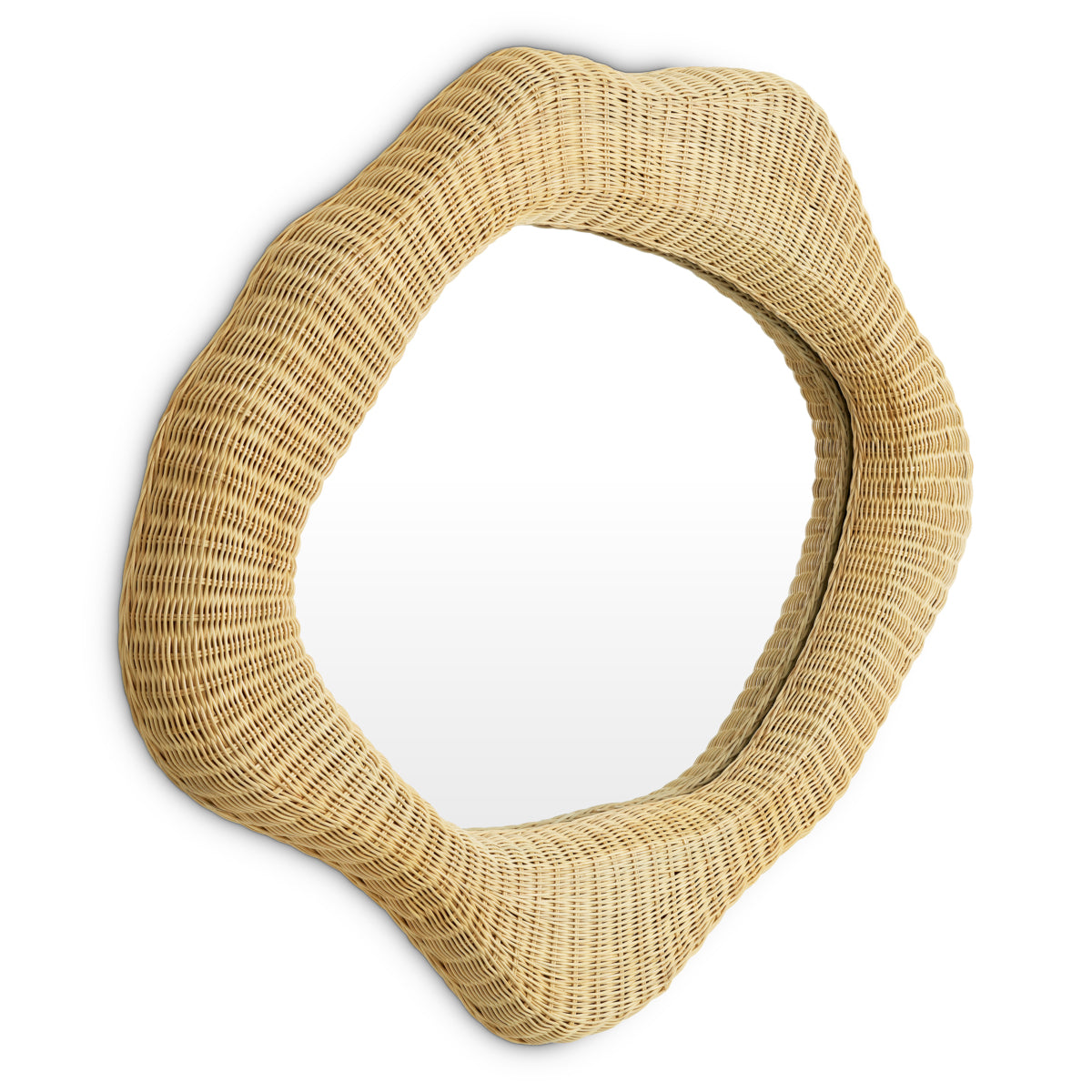 Natural Rattan Mirror Bilbao | Eichholtz Miami