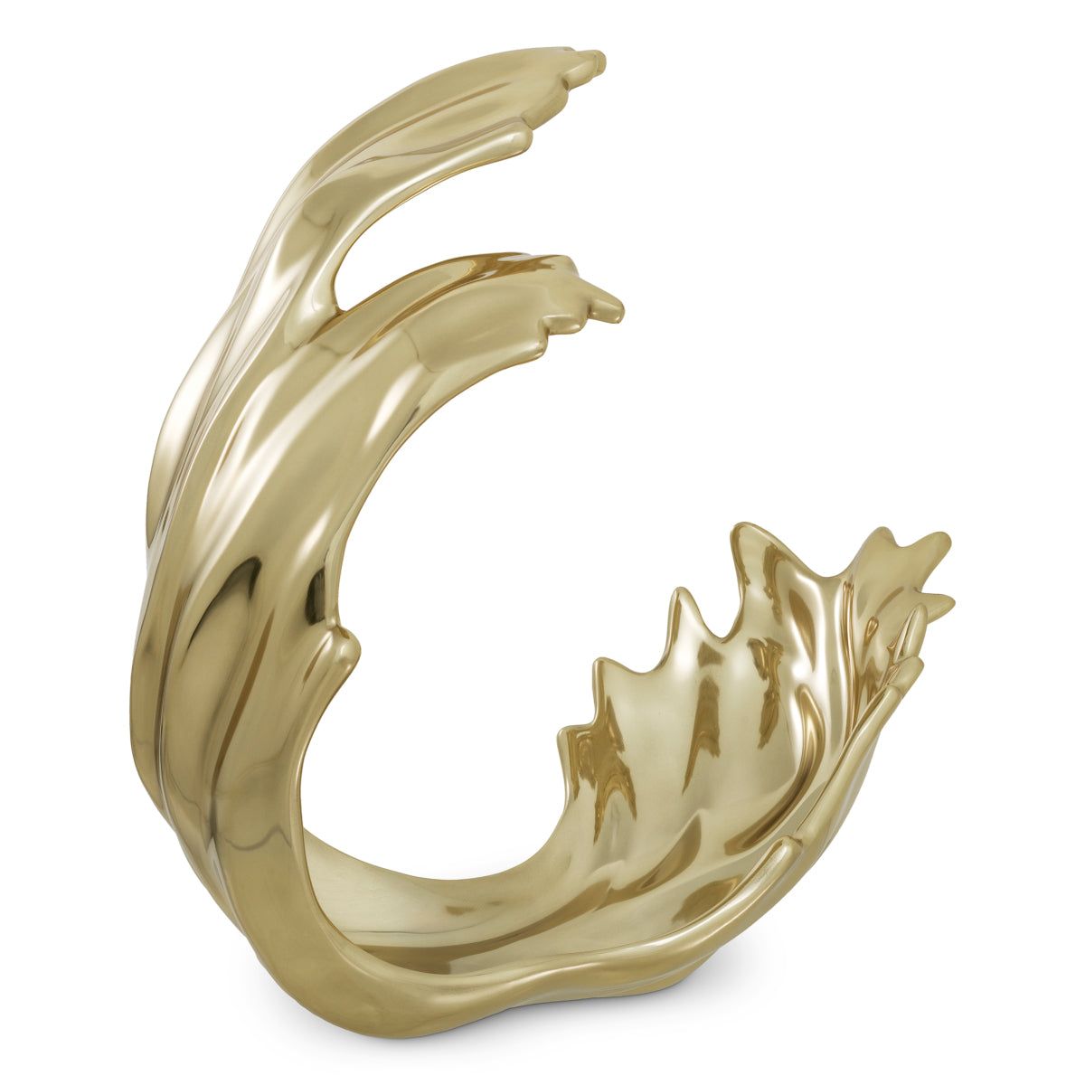 Golden Metal Object Langley | Eichholtz Miami