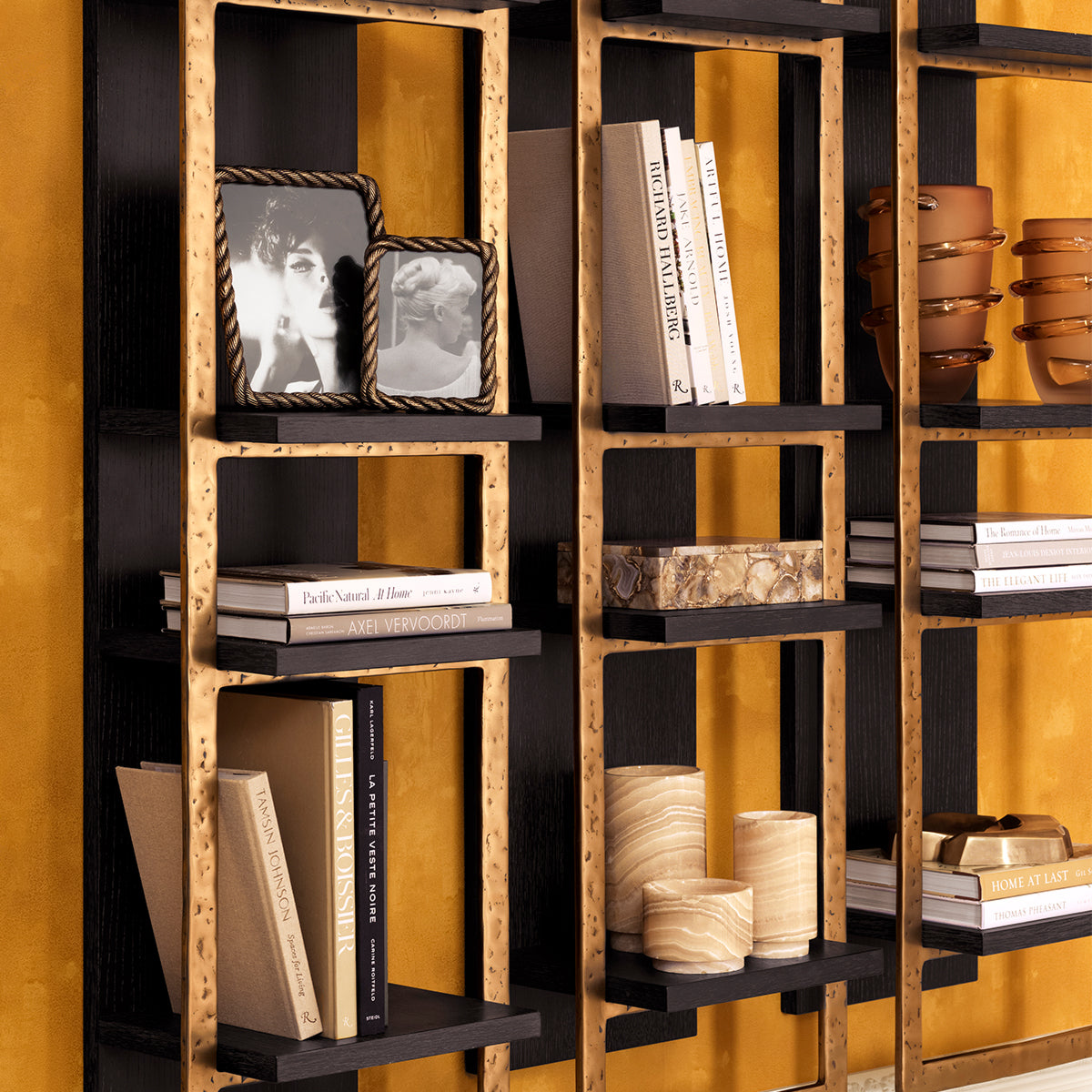 Rope-Pattern Gold Picture Frames (2) Corwyn | Eichholtz Miami