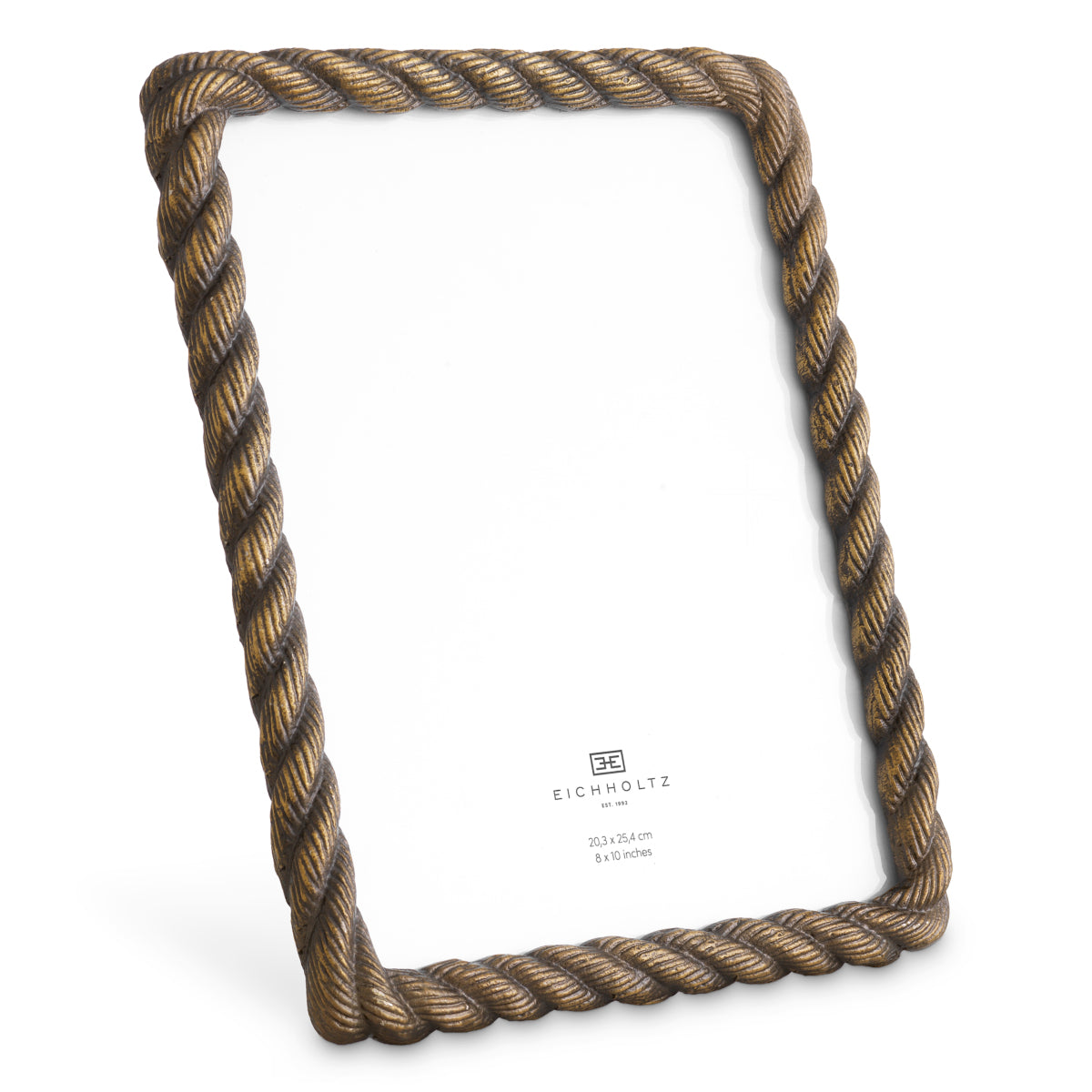 Rope-Pattern Gold Picture Frames (2) Corwyn | Eichholtz Miami