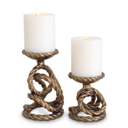 Gold Rope Candle Holders (2) Corwyn | Eichholtz Miami