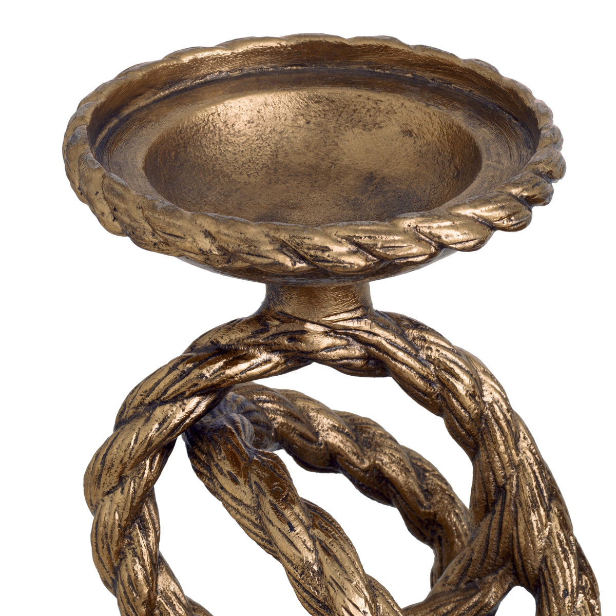 Gold Rope Candle Holders (2) Corwyn | Eichholtz Miami