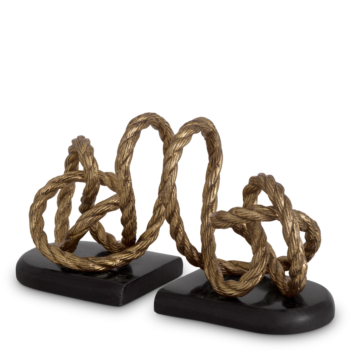 Gold Rope Bookends (2) Corwyn | Eichholtz Miami