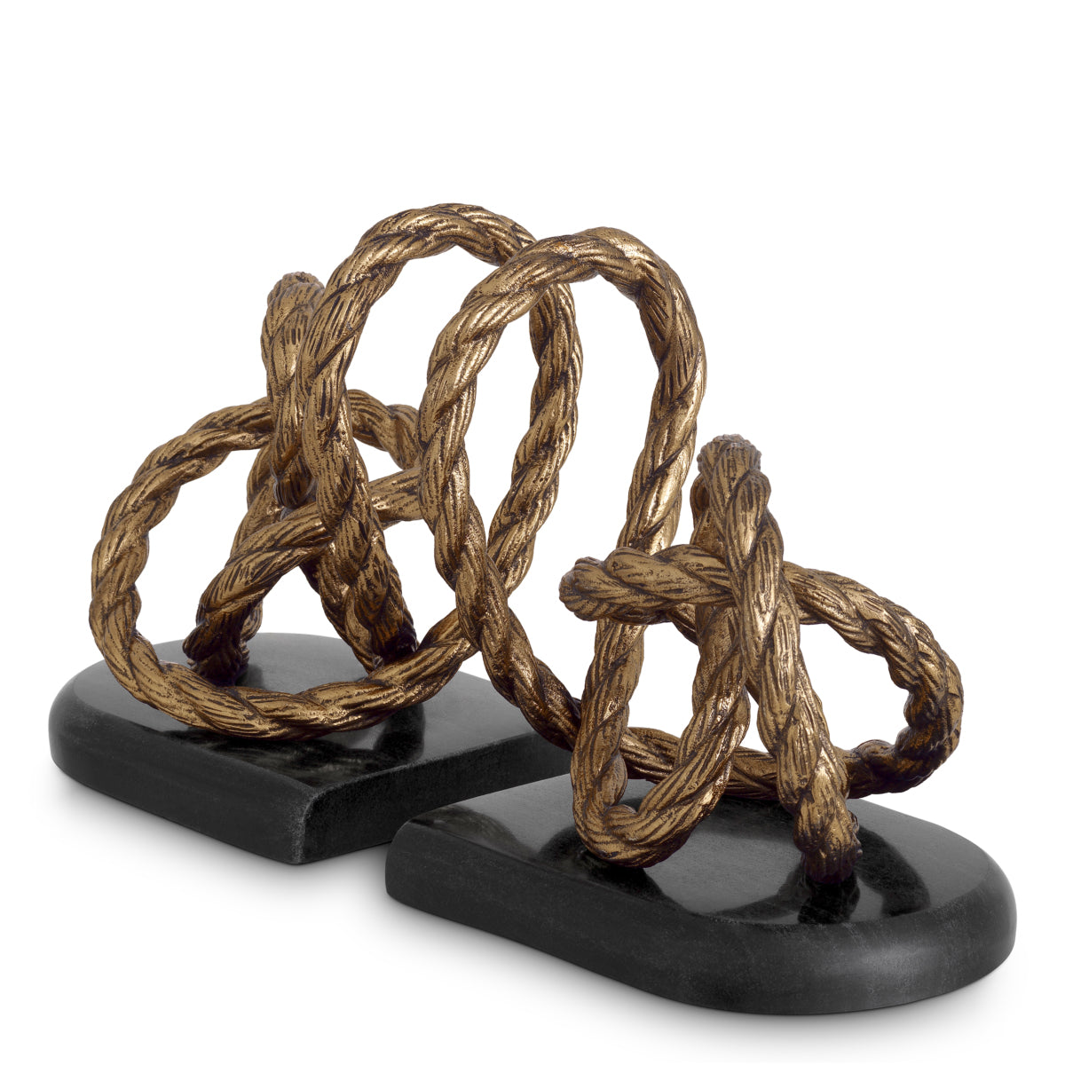 Gold Rope Bookends (2) Corwyn | Eichholtz Miami