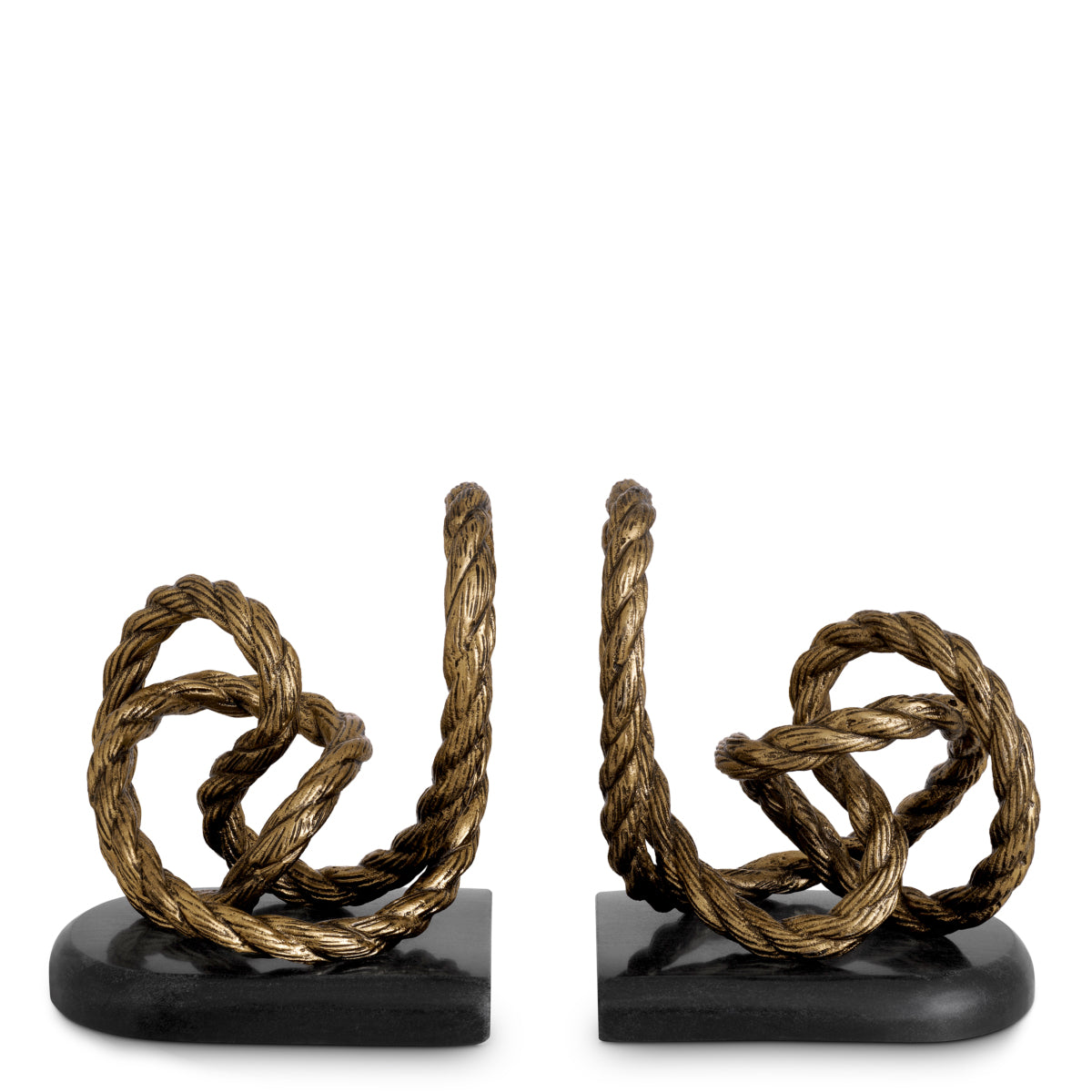 Gold Rope Bookends (2) Corwyn | Eichholtz Miami