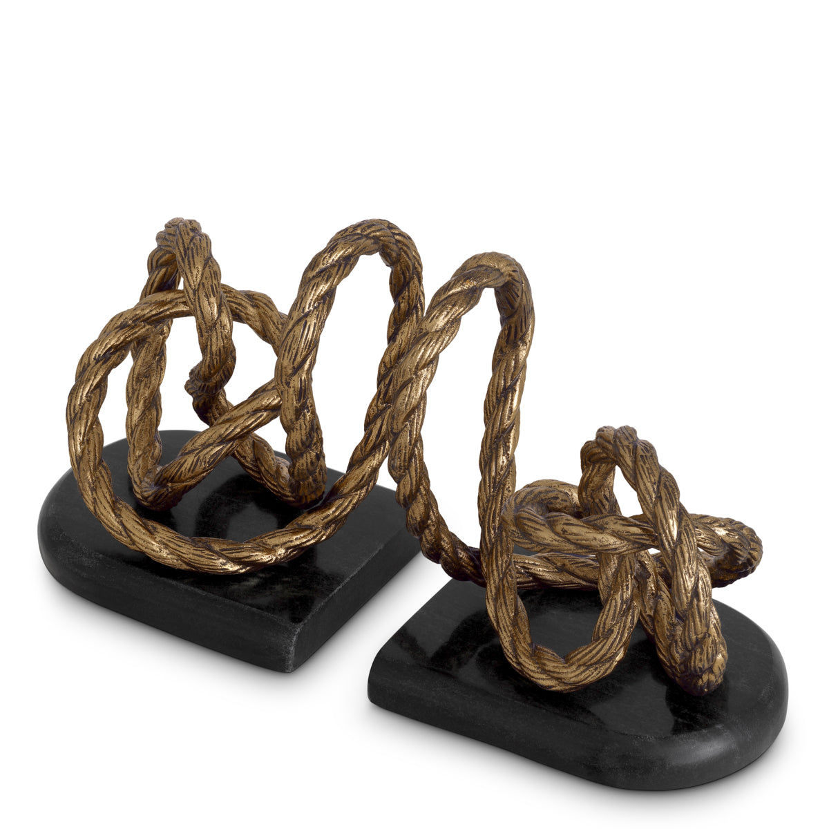 Gold Rope Bookends (2) Corwyn | Eichholtz Miami