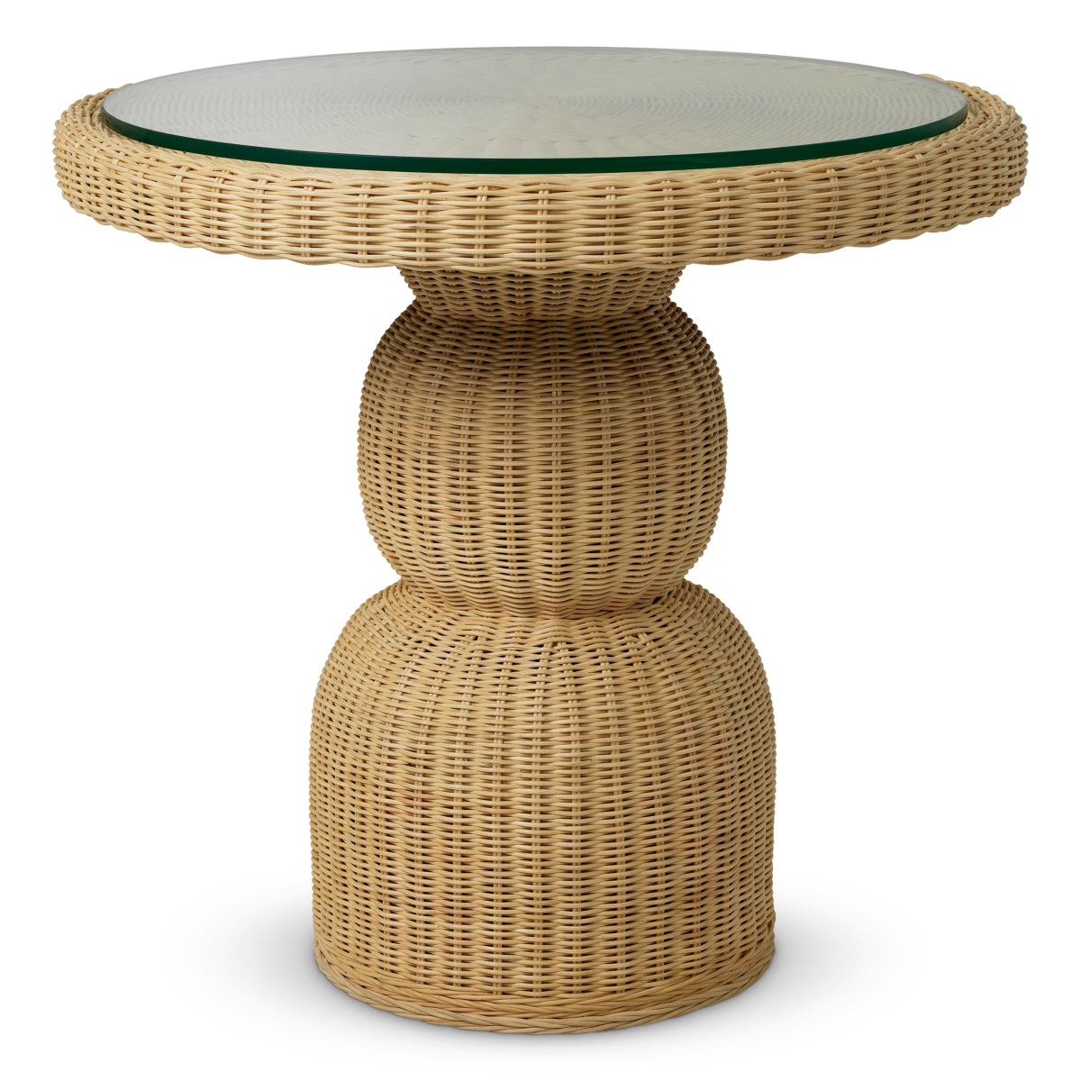 Natural Rattan Dining Table Tiago | Eichholtz Miami