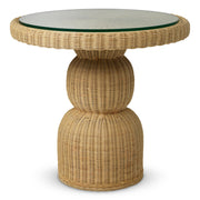 Natural Rattan Dining Table Tiago | Eichholtz Miami