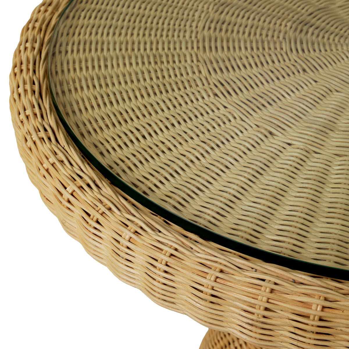 Natural Rattan Dining Table Tiago | Eichholtz Miami