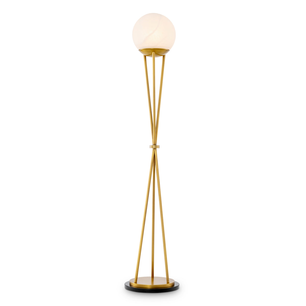 Gold Alabaster Floor Lamp Izzy | Eichholtz Miami