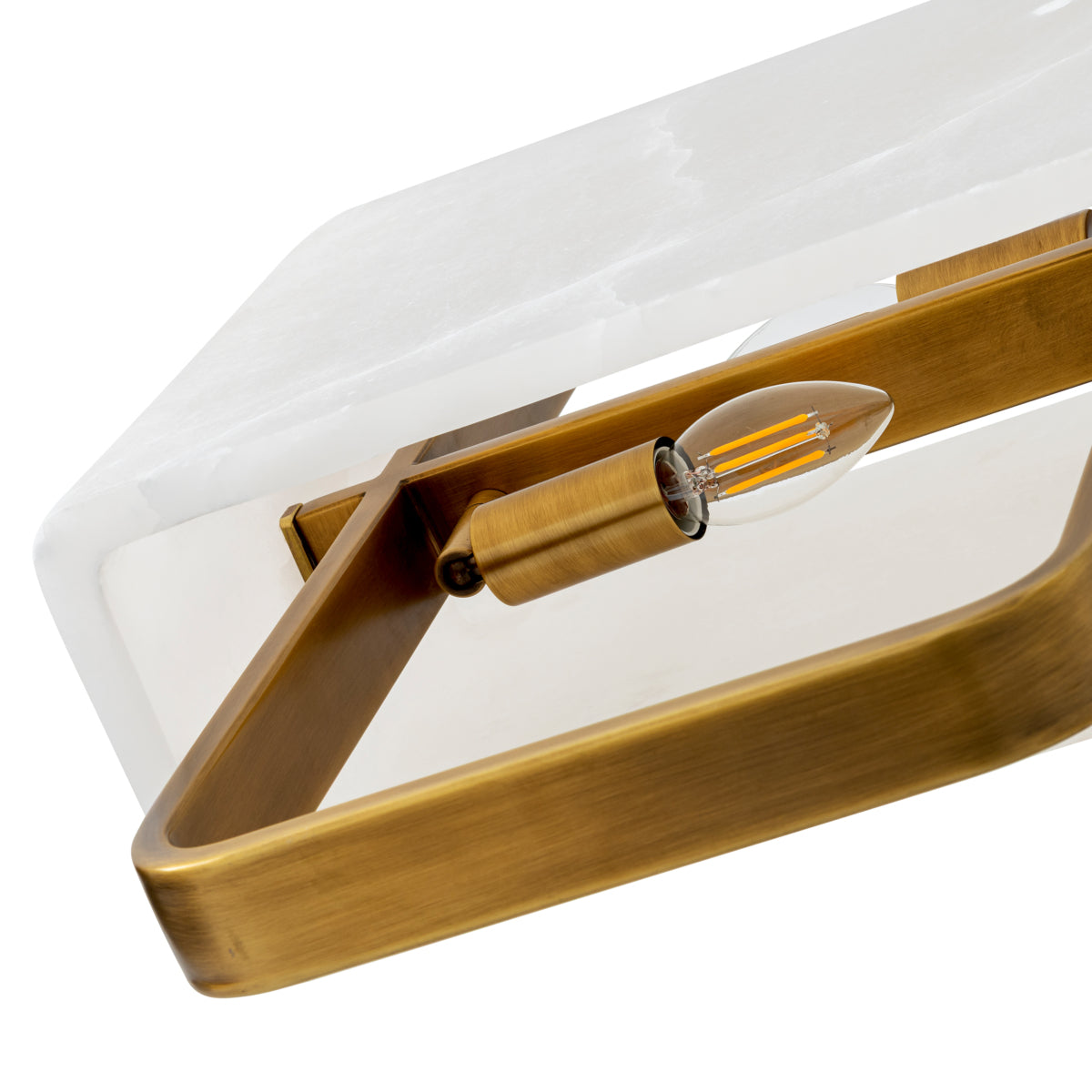 Gold Alabaster Chandelier Melbourne | Eichholtz Miami