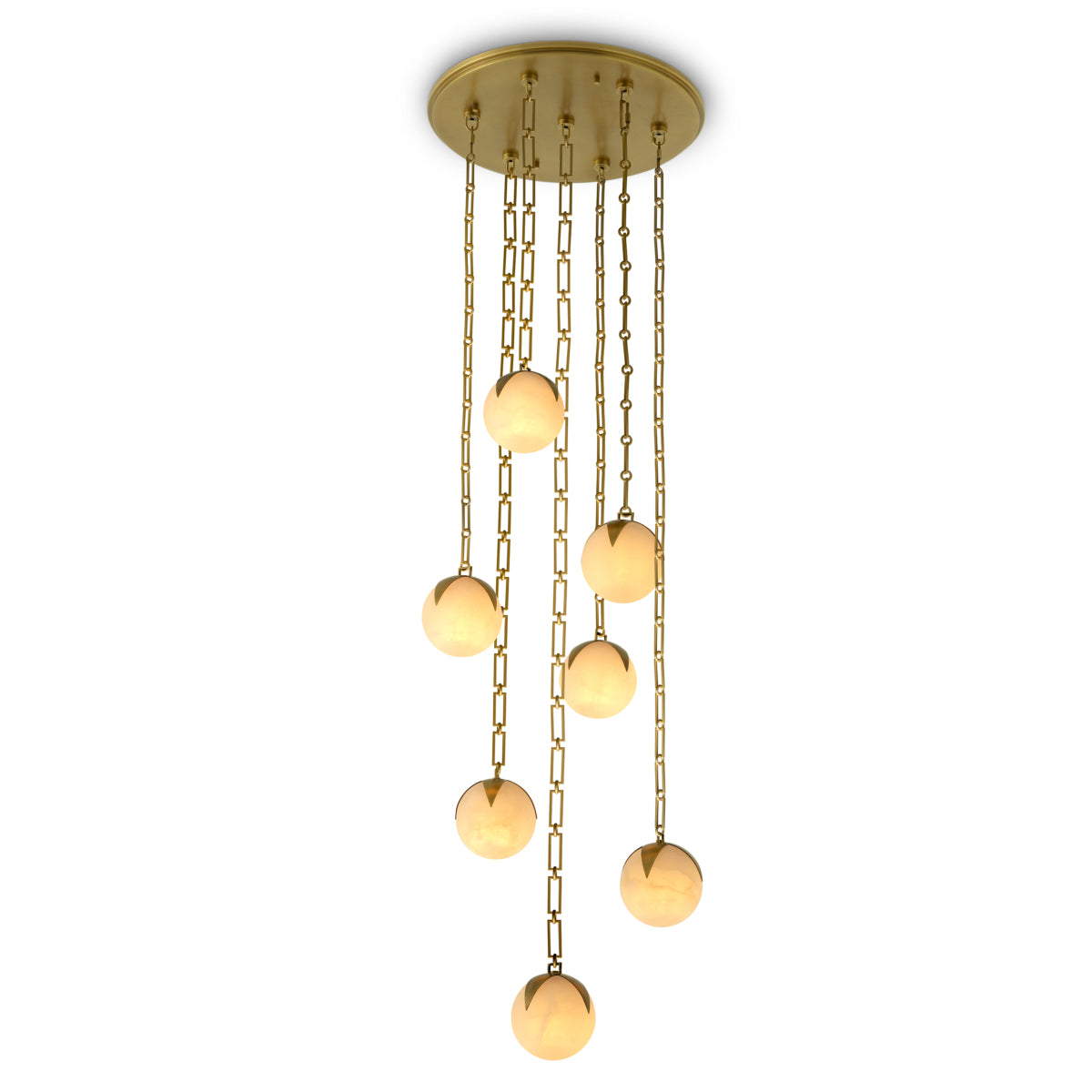 Alabaster Chandelier Alesa | Eichholtz Miami