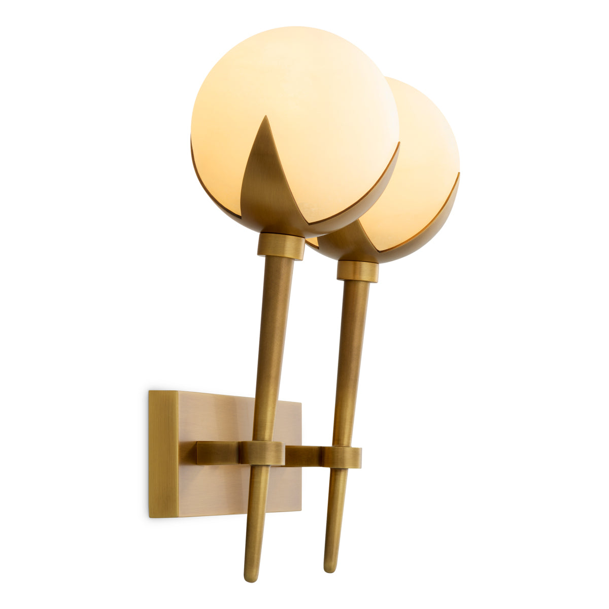 Brass Alabaster Wall Lamp Alesa | Eichholtz Miami