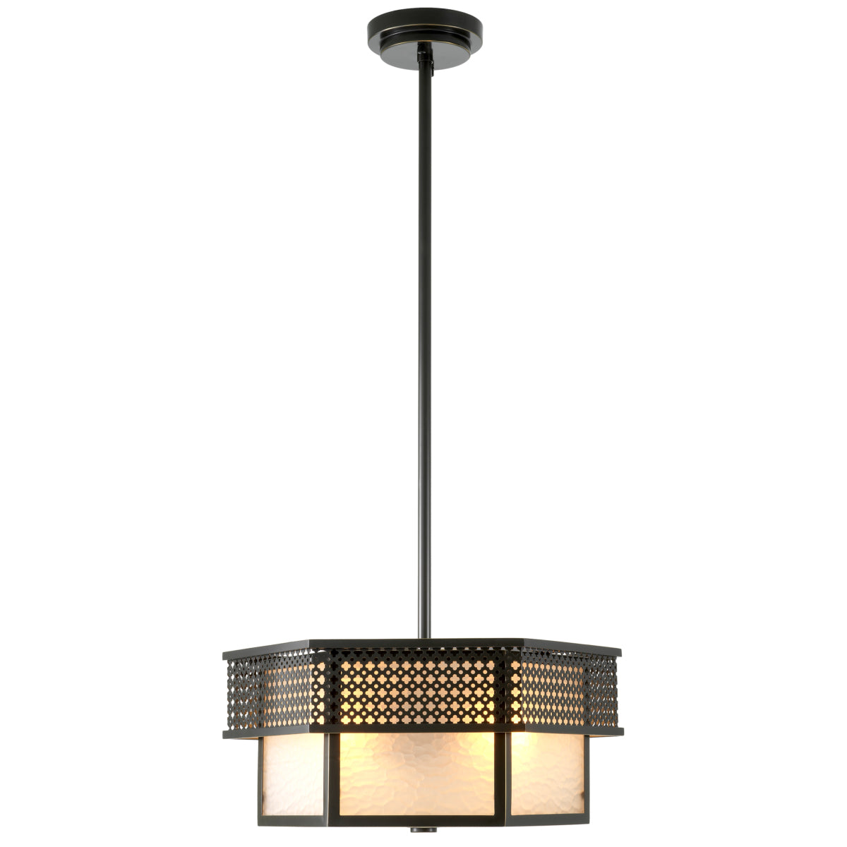 Bronze Frosted Ceiling Lamp Minerva | Eichholtz Miami