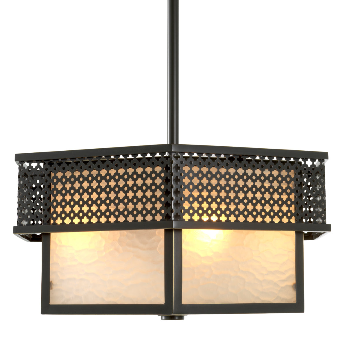 Bronze Frosted Ceiling Lamp Minerva | Eichholtz Miami