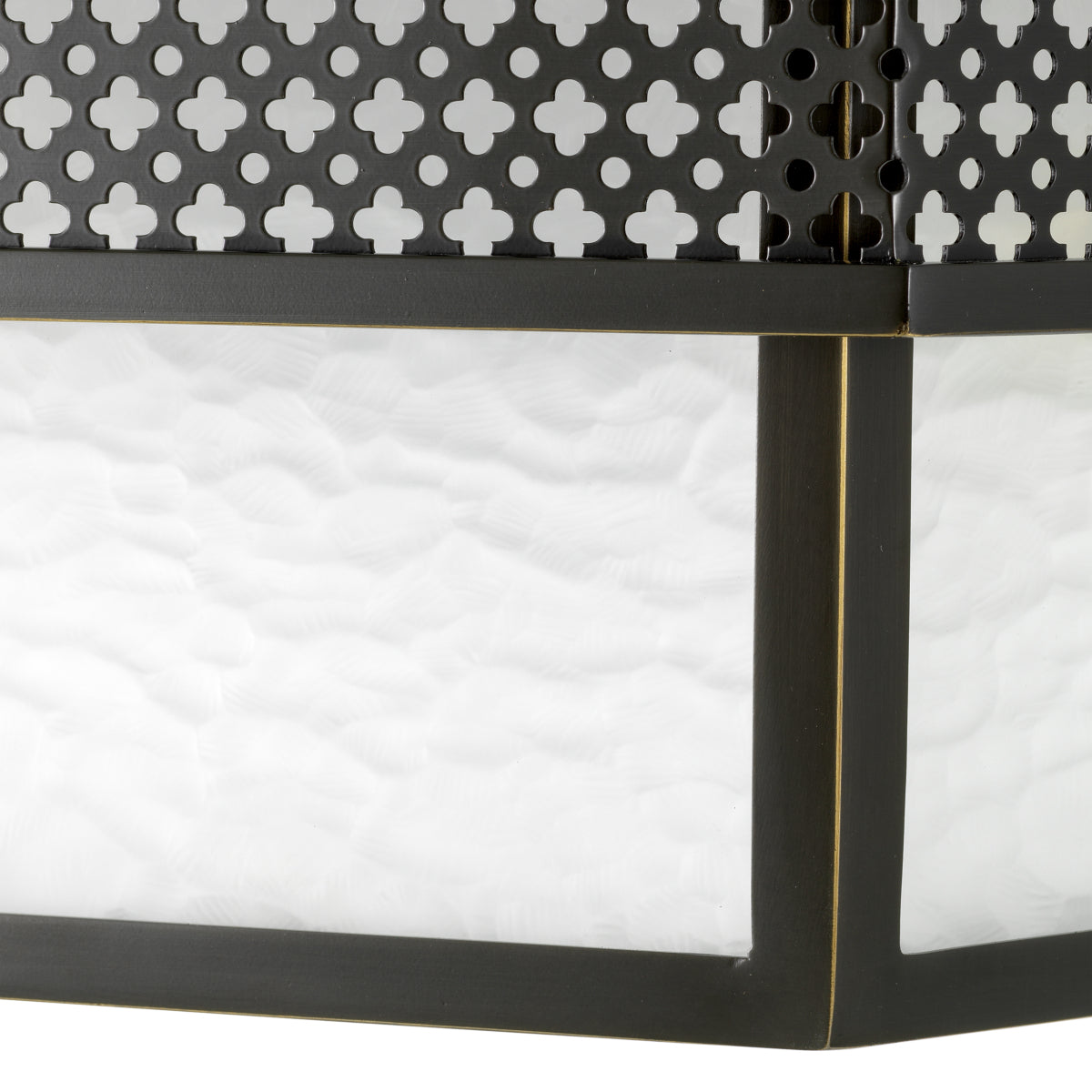 Bronze Frosted Ceiling Lamp Minerva | Eichholtz Miami
