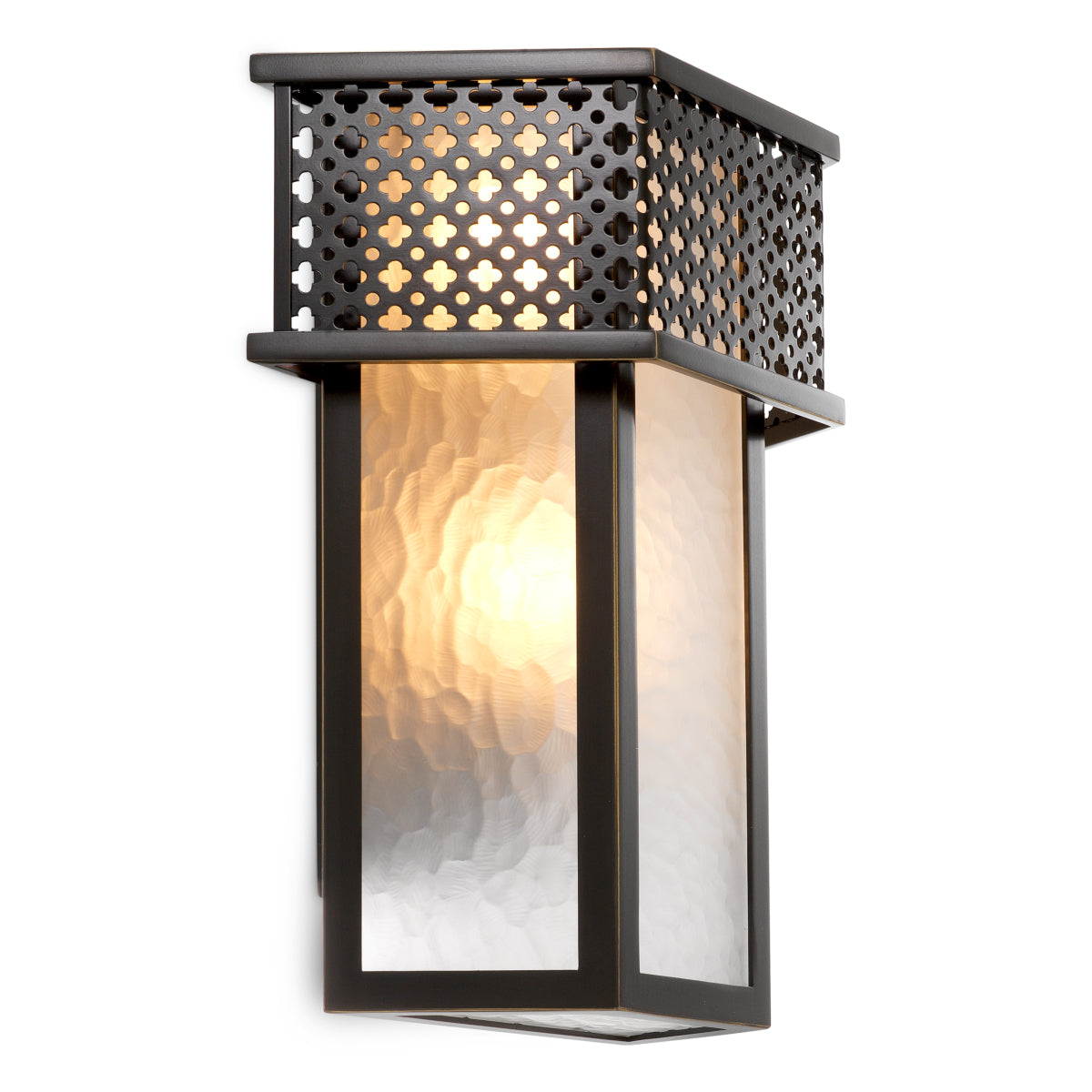 Bronze Frosted Wall Lamp Minerva | Eichholtz Miami