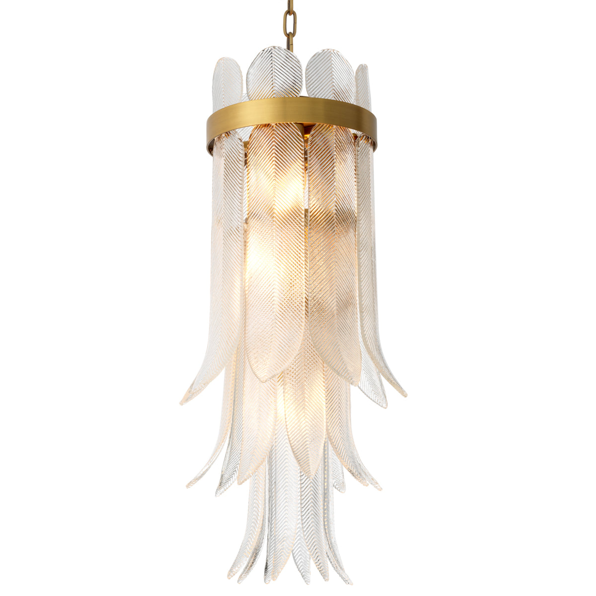 Hand-Cast Glass Chandelier Erika | Eichholtz Miami