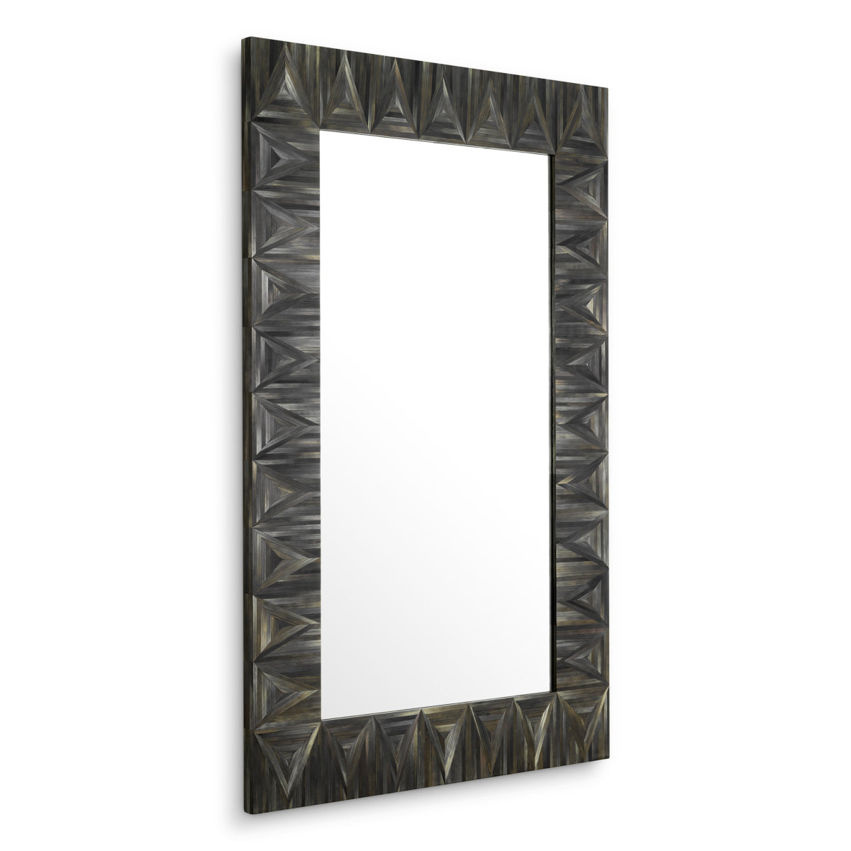 Charcoal Wood Mirror Belmont | Eichholtz Miami