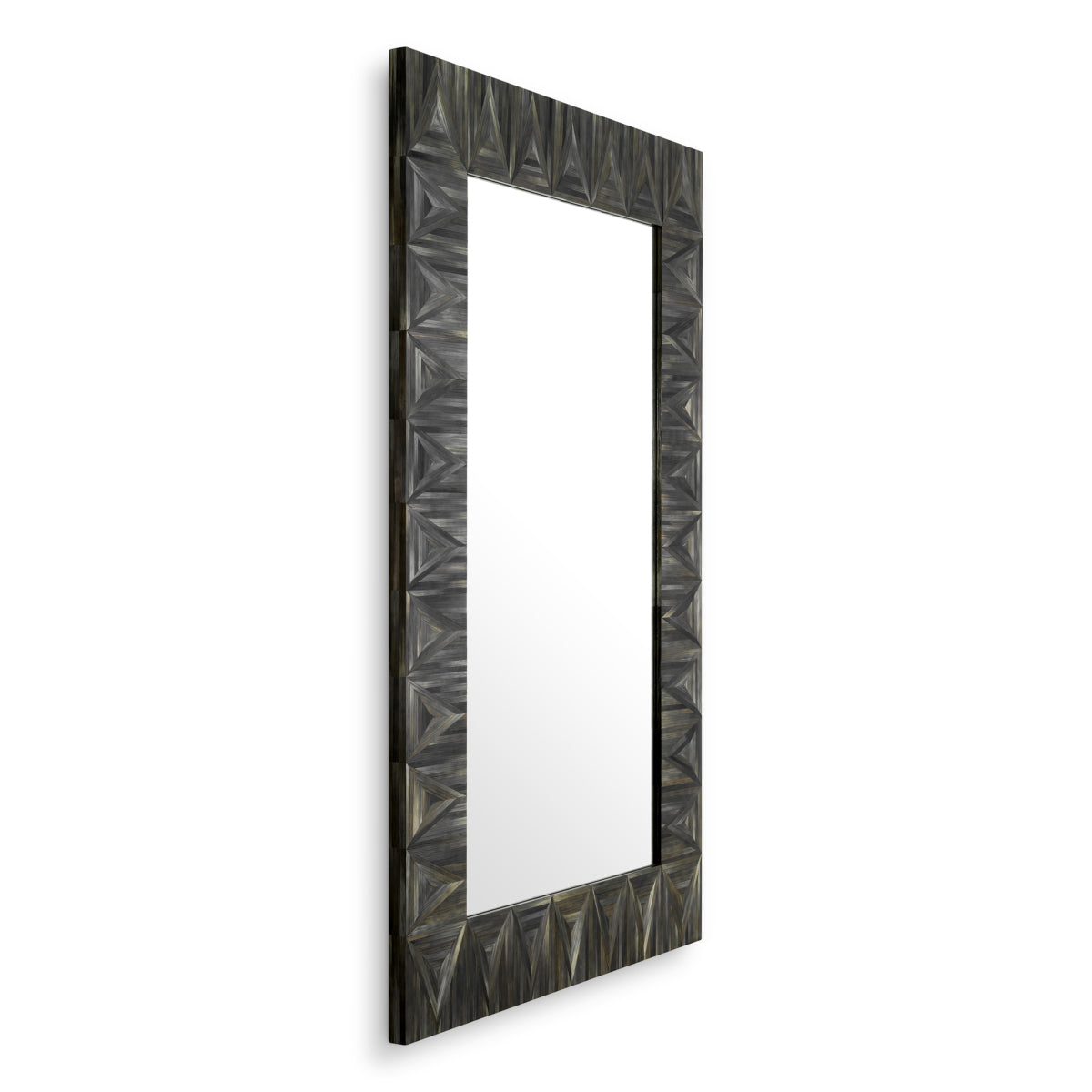 Charcoal Wood Mirror Belmont | Eichholtz Miami