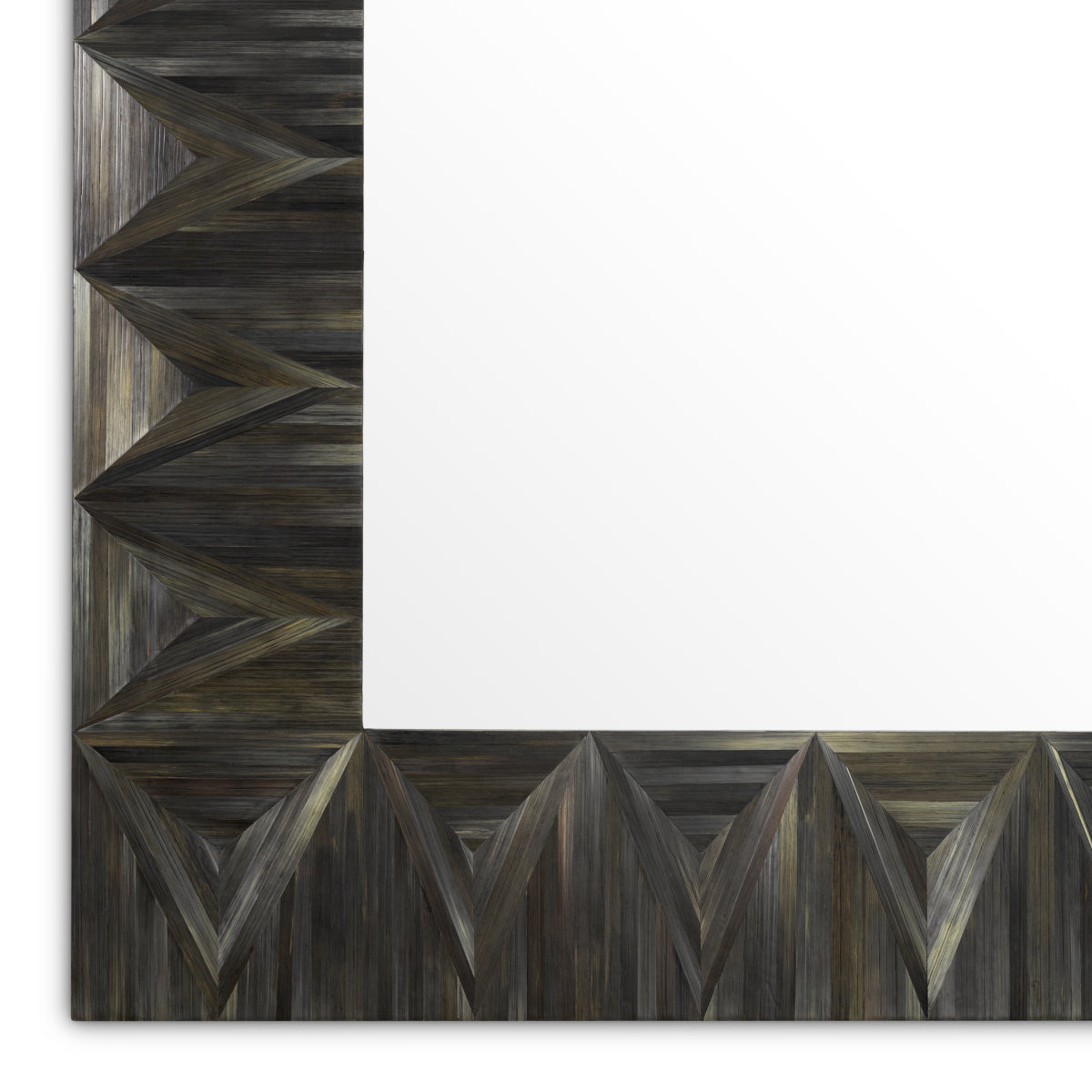 Charcoal Wood Mirror Belmont | Eichholtz Miami