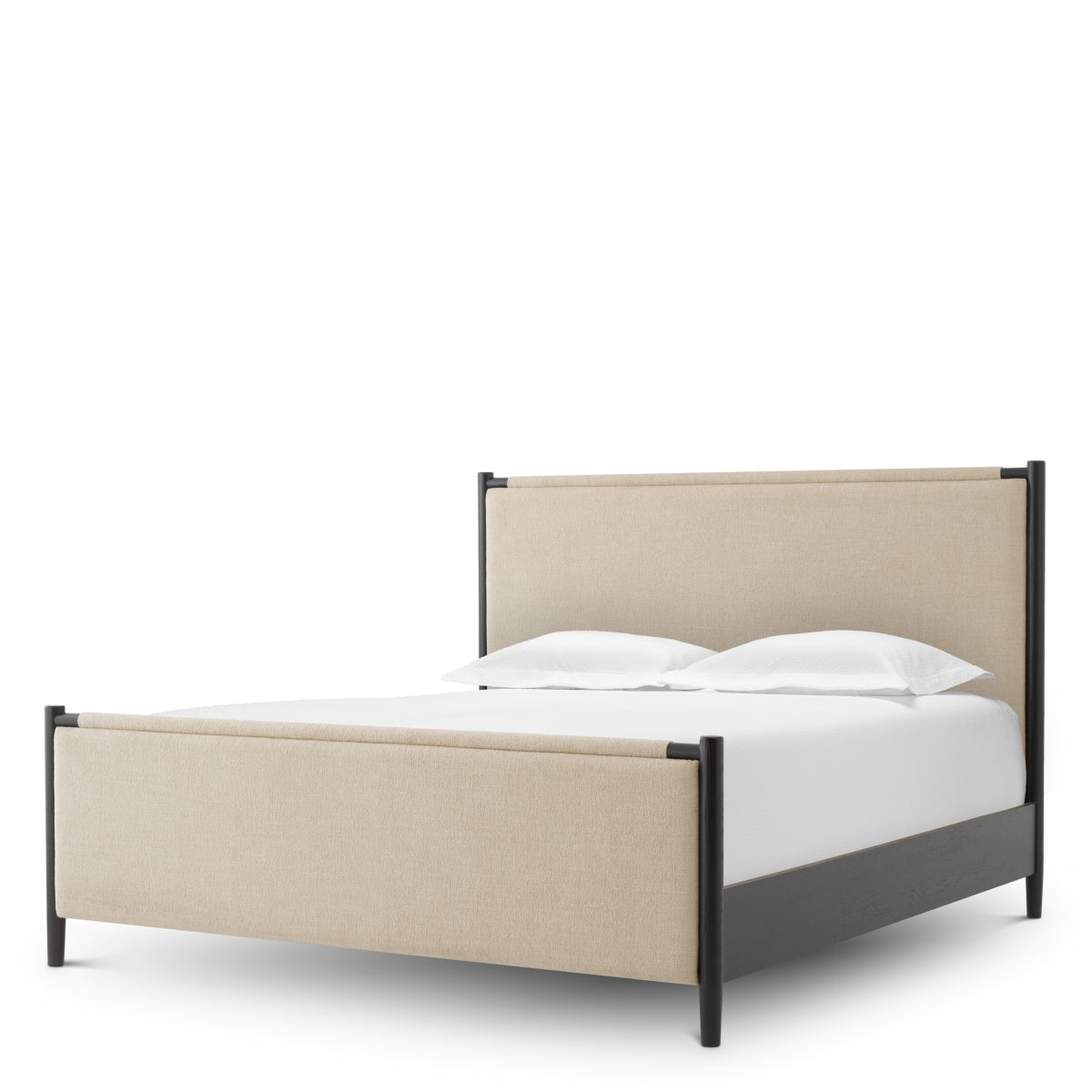 Beige Sand Bed Frame Bellingham | Eichholtz Miami