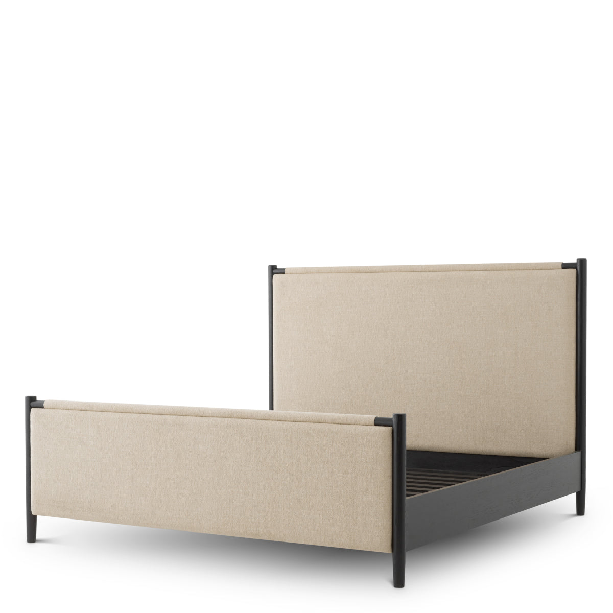 Beige Sand Bed Frame Bellingham | Eichholtz Miami