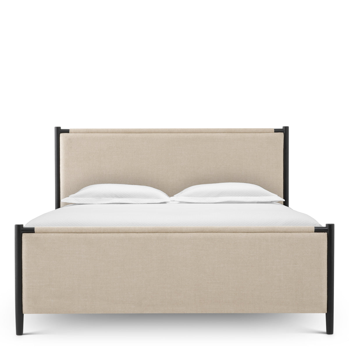Beige Sand Bed Frame Bellingham | Eichholtz Miami