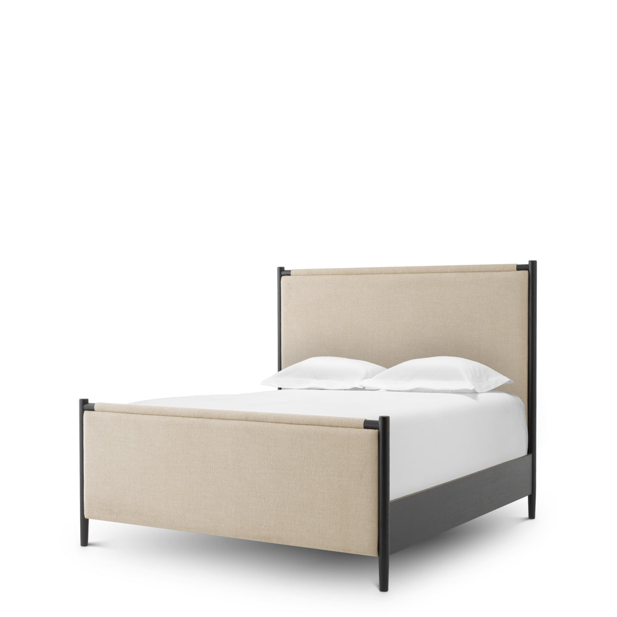 Beige Sand Bed Frame Bellingham | Eichholtz Miami