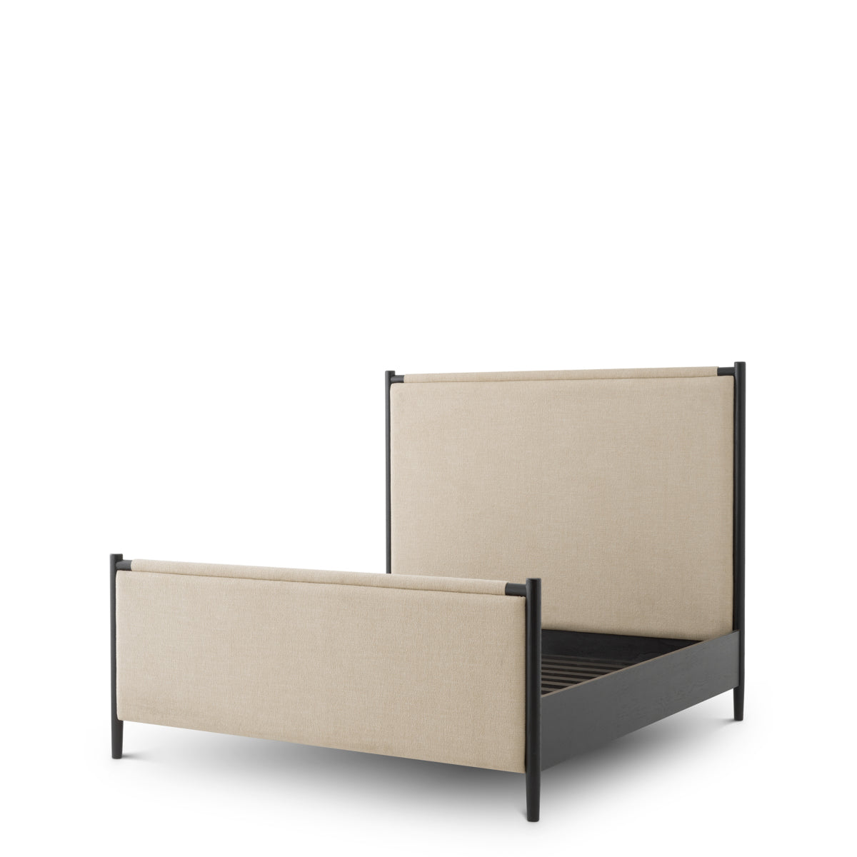 Beige Sand Bed Frame Bellingham | Eichholtz Miami