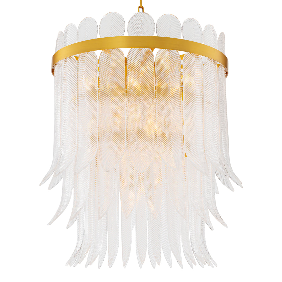 Hand-Cast Glass Chandelier Erika | Eichholtz Miami