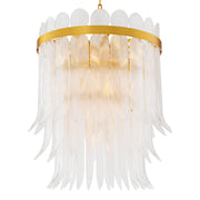 Hand-Cast Glass Chandelier Erika | Eichholtz Miami