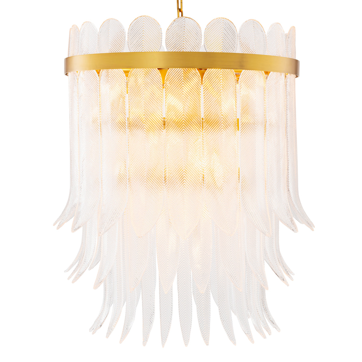Hand-Cast Glass Chandelier Erika | Eichholtz Miami