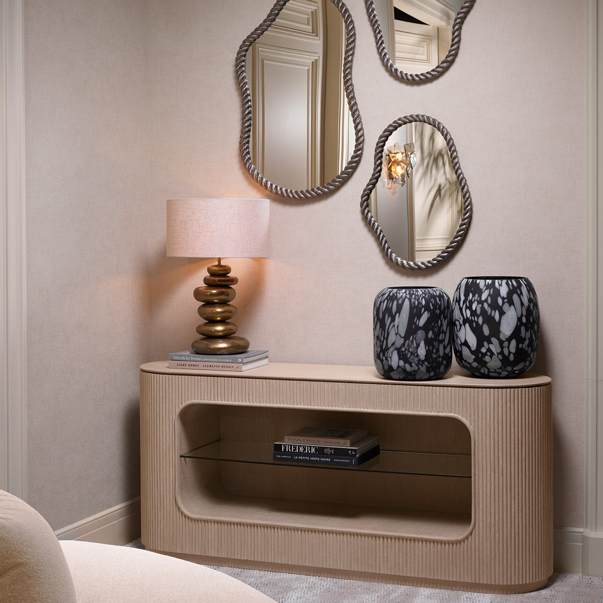 Antique Nickel Mirror Elvington | Eichholtz Miami