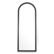 Half-Rounded Black Mirror L Kenton | Eichholtz Miami